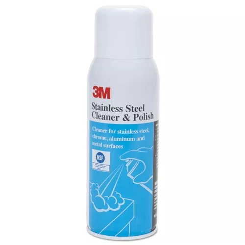 3M 59158 10 oz. Aerosol Spray Stainless Steel Cleaner and Polish - Lime Scent
