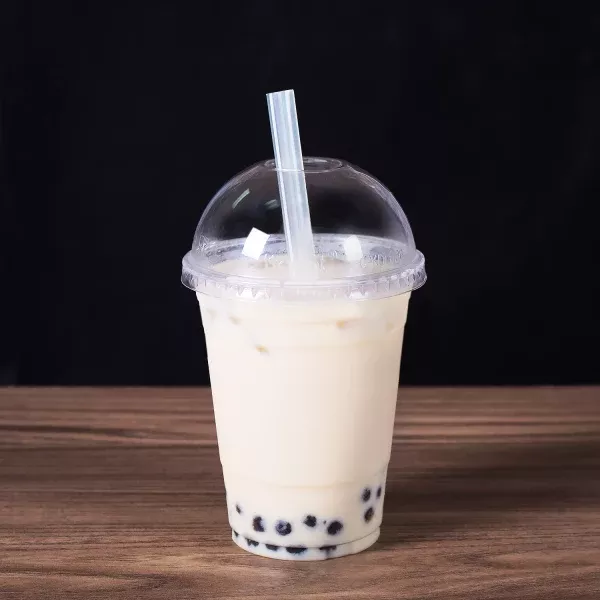 [4,500 ct] Clear Boba Straws | Mixed Stripes (0.39" x 7.5")