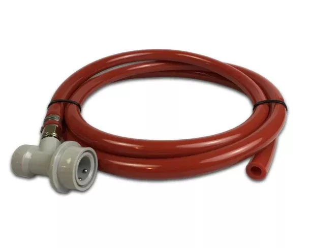 4' Air Line with Ball Lock, Red