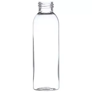 4 oz Clear PET Bullet Bottle 20-410 Neck Finish, Round Base