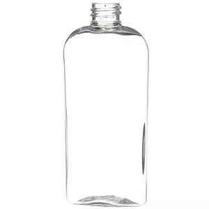 4 oz Clear PET Cosmo Oval Bottle 20-410 Neck Finish, Oval Base