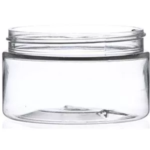 4 oz Clear PET Heavy Wall Jar 70-400 Neck Finish, Round Base