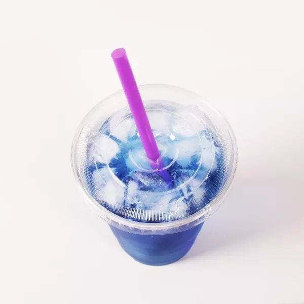 [5,000 ct] Giant Straws | Individually Wrapped | Purple (0.31" x 7.75")
