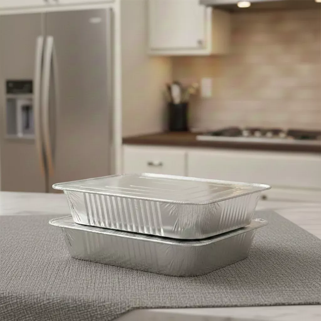 [50 ct] Aluminum Foil Steam Table Pan Lids, Full Size