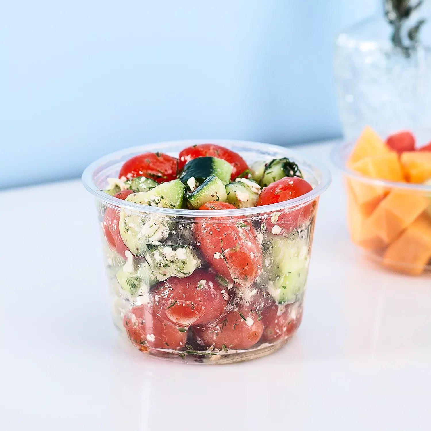 [500 ct] 16 oz Deli Containers | PET | 117 mm