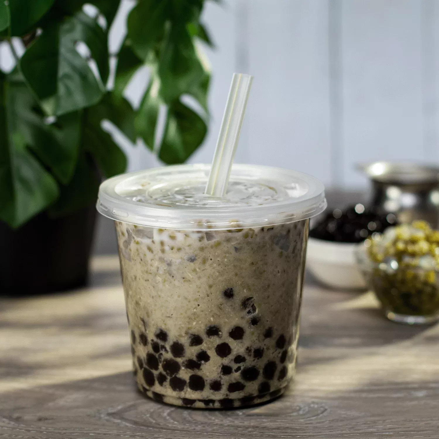 [500 ct] 25 oz Plastic Flat Rim Extra Wide Cold Cups (120 mm), PP