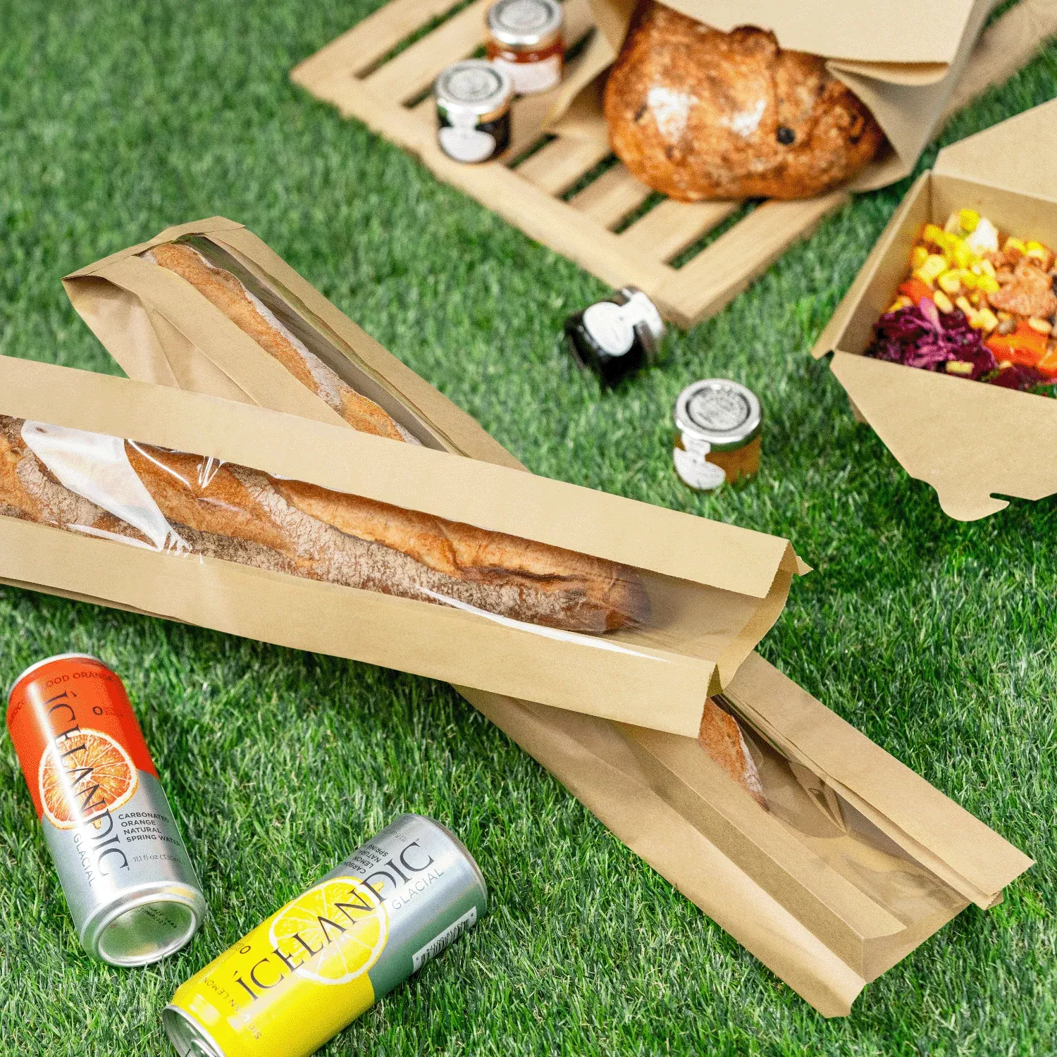 [500 ct] Baguette Windowed Bread Bag