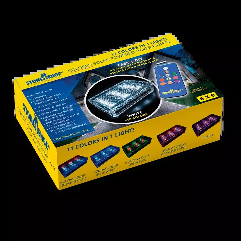 6 x 9 solar powered lights