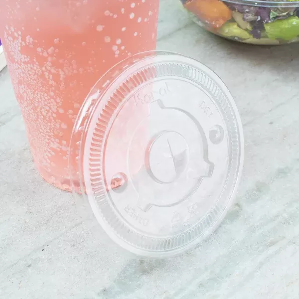 [600 ct] 32 oz Cup Lids | PET - 104.5 mm