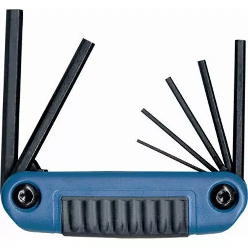 7-Piece Foldable Metric Hex Key Set