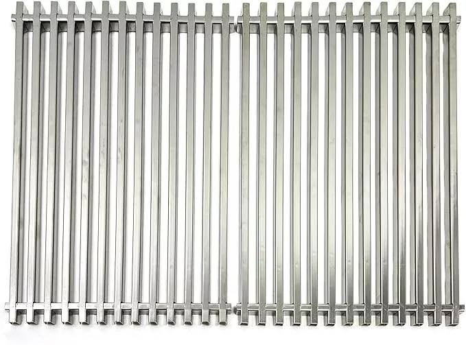 7527 7525 17 1/4" Stainless Steel Grill Grates for Weber Spirit E/S-310 /320, Spirit 700, Weber 900, Genesis Silver B/C, Genesis I - IV & 1000-5000