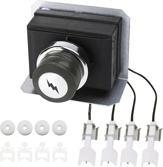 7629 Grill Igniter Kit for Weber Genesis E/S-330 Gas Grill with Front-Control, 65946, Easy to Install