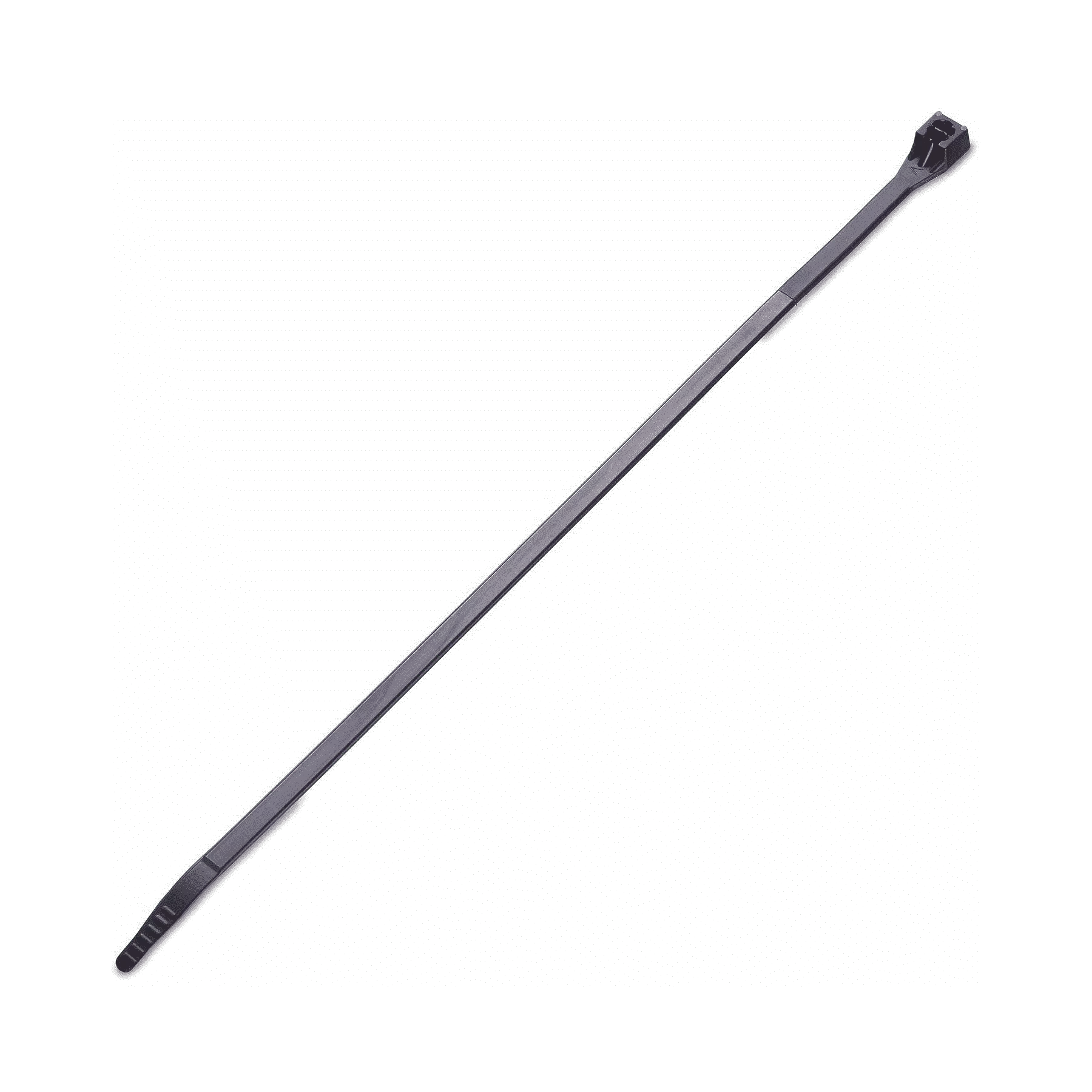 8" Black Releasable Cable Ties – Pack of 25