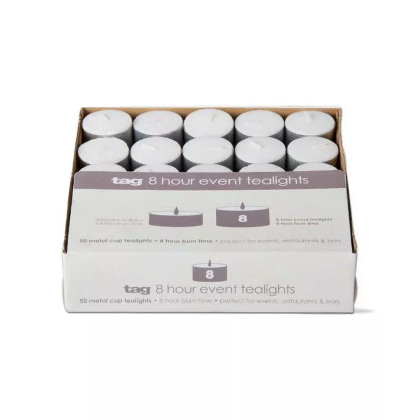 8 Hour Tea Light Candles