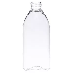 8 oz Clear PET Bottle 24-410 Neck Finish, Round Base