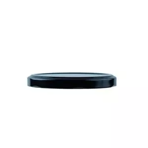 82 mm Black Metal Lug Closure, Plastisol Liner