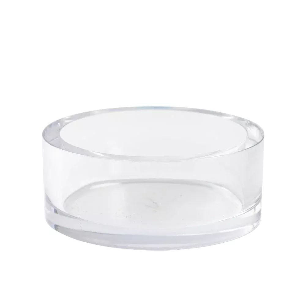 Acrylic Wine Bottle + Coaster Holder in Crystal Clear