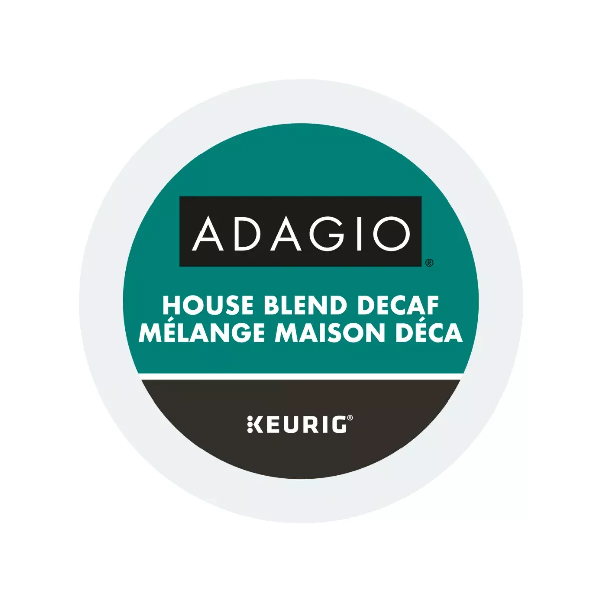 Adagio House Blend Decaf Single-Serve Pods