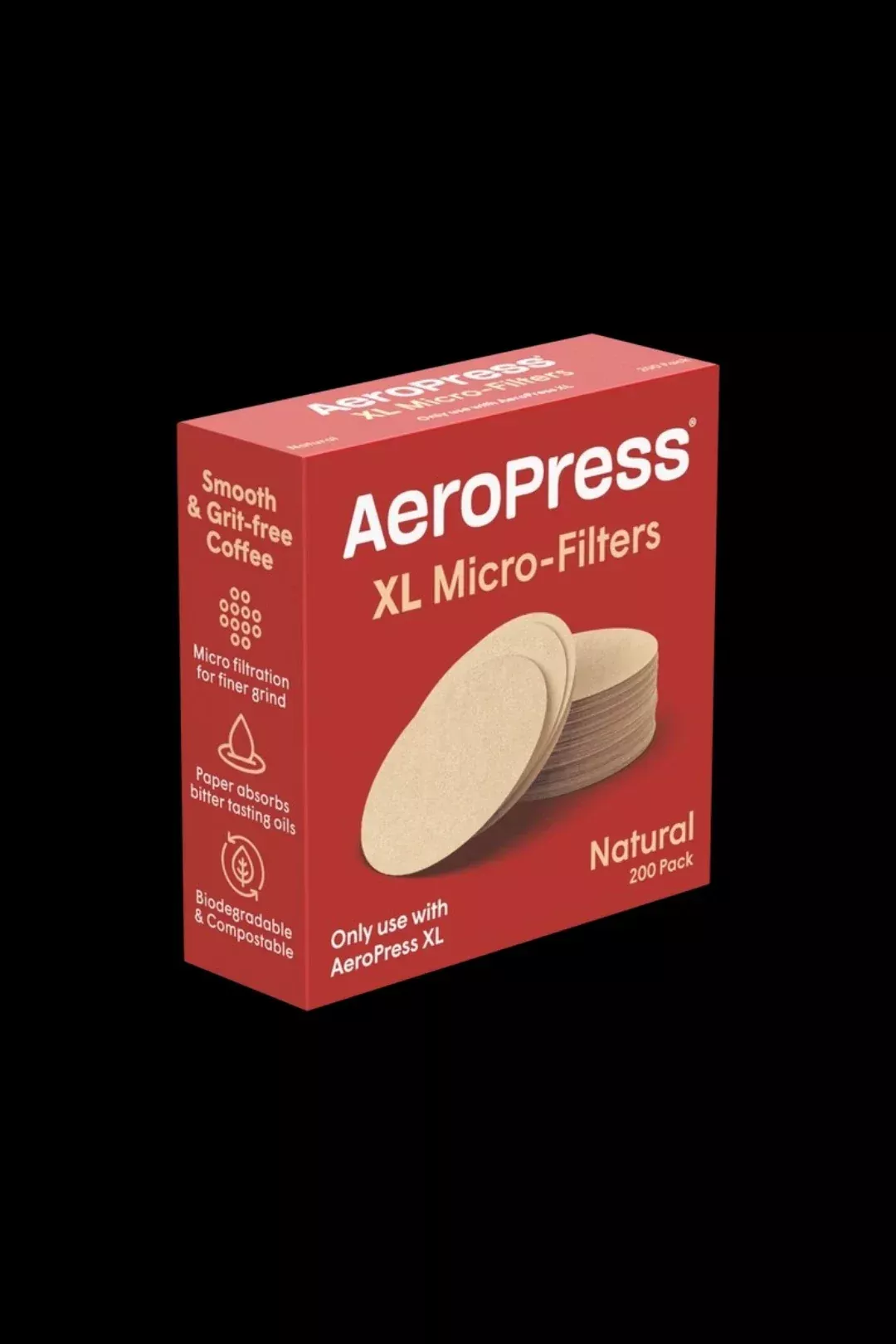 AeroPress Natural Paper Micro-Filters – XL | 200 Count