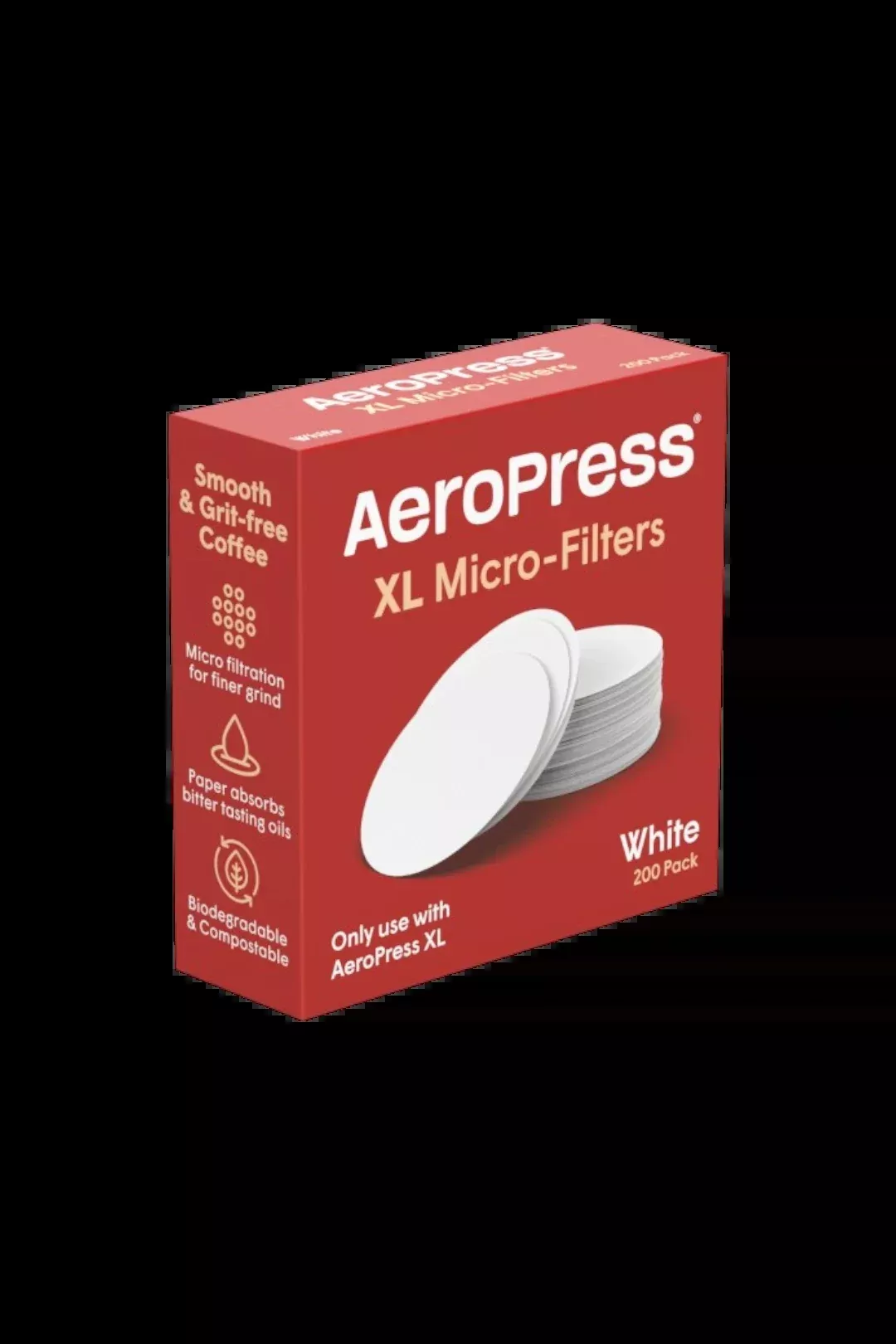 AeroPress White Paper Micro-Filters – XL | 200 Count