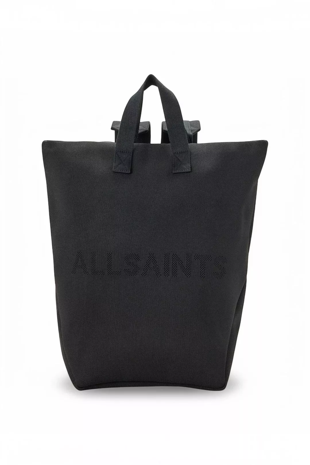 AllSaints Juno Knitted Backpack – Black