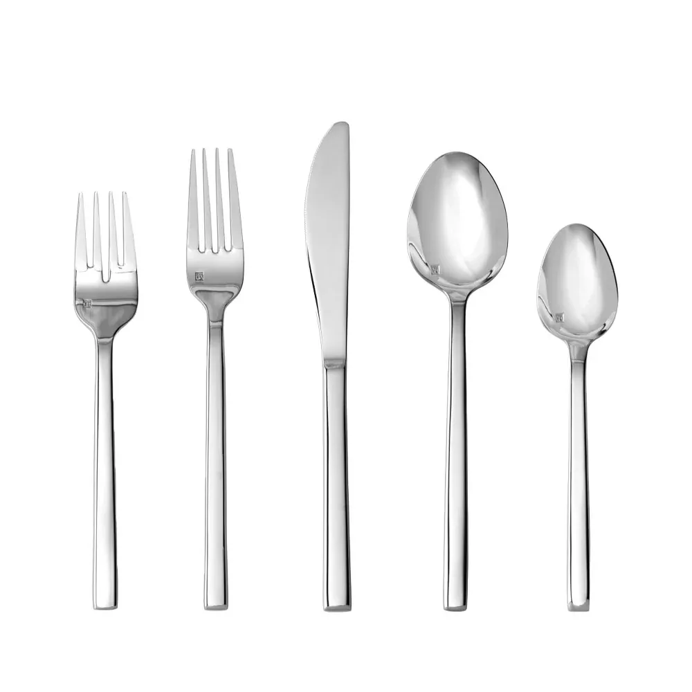 Ana 5 Piece Flatware Set in Stainless Steel