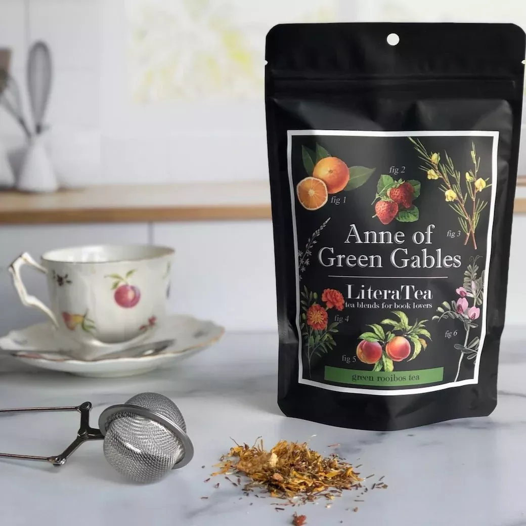 Anne of Green Gables Green Rooibos Loose Leaf Tea for Book Lovers