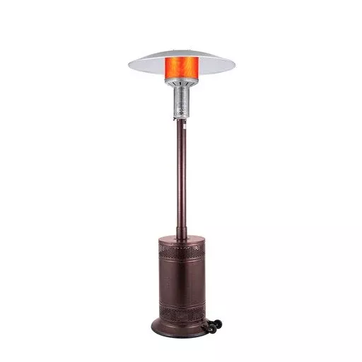 Antique Bronze PROPANE patio heater with push button ignition- 2 boxes