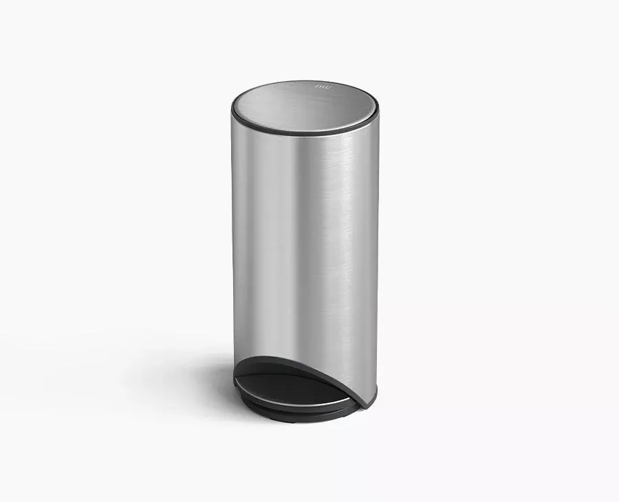Arc™ 30L Easy-push Stainless-steel Pedal Trash Can