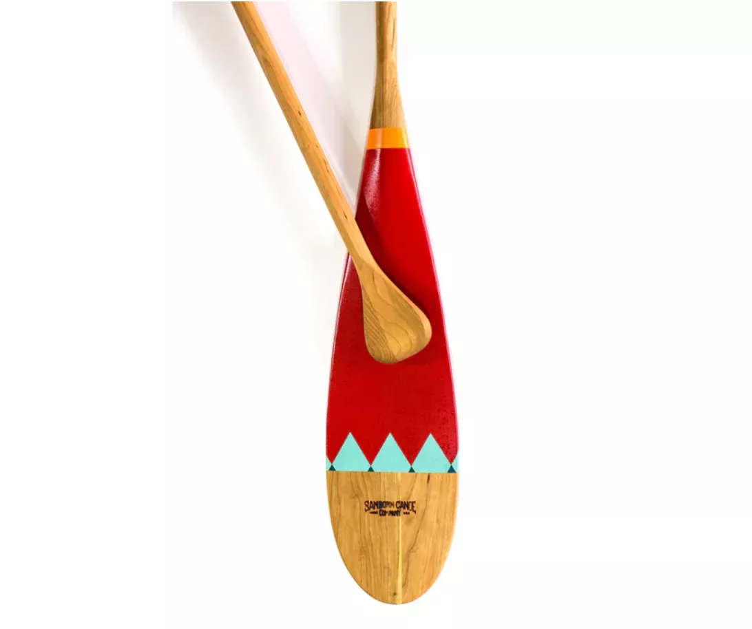 Artisan Painted Canoe Paddle - Tettegouche - Pickup Only!