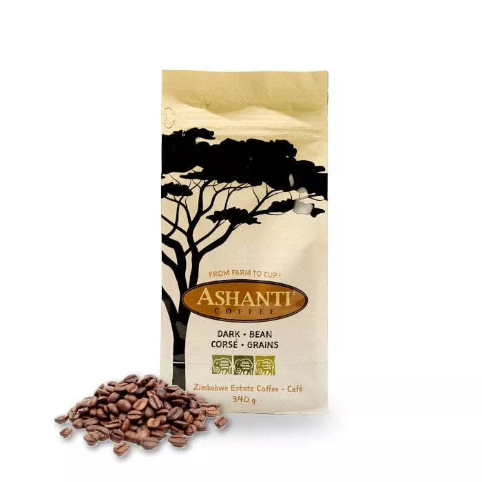 Ashanti Artisan Coffee African Dark Roast Whole Bean (340g)