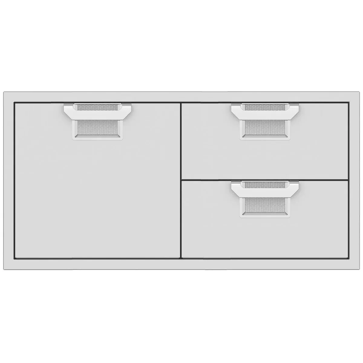 Aspire by Hestan 42-Inch Double Drawer & Single Storage Door Combo