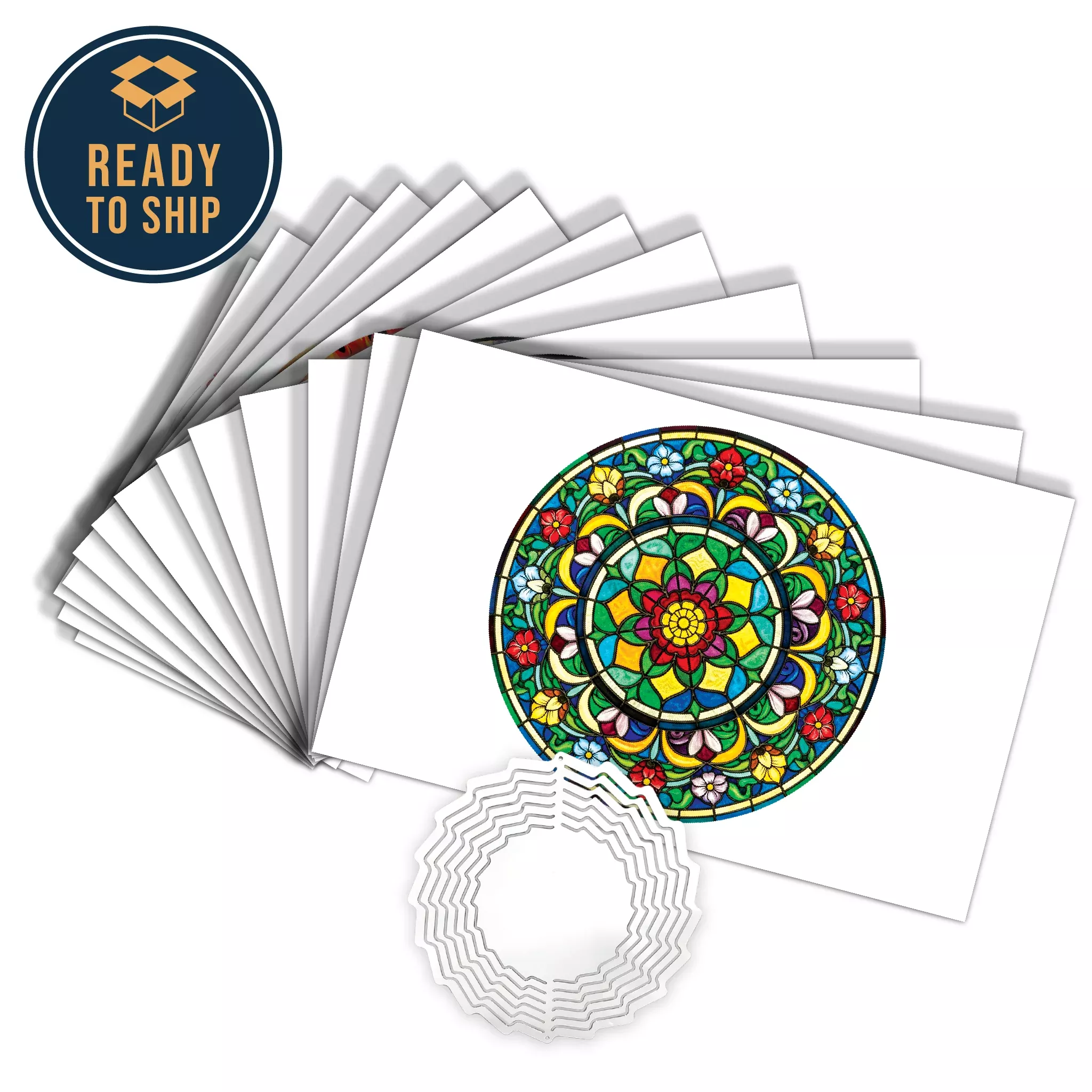 Assorted Ready to Press Sublimation - Wind Spinner Wraps