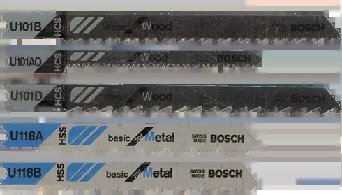 Assorted Universal Shank Jigsaw Blades – 5 Pack