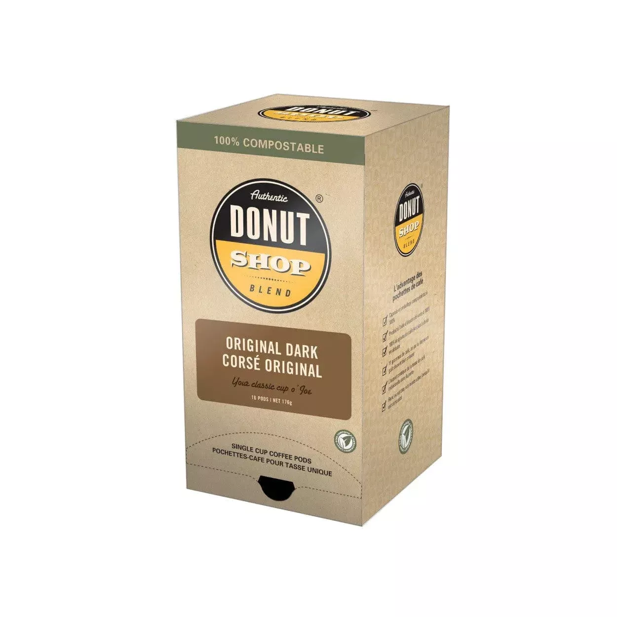 Authentic Donut Shop Blend Dark Roast Pods