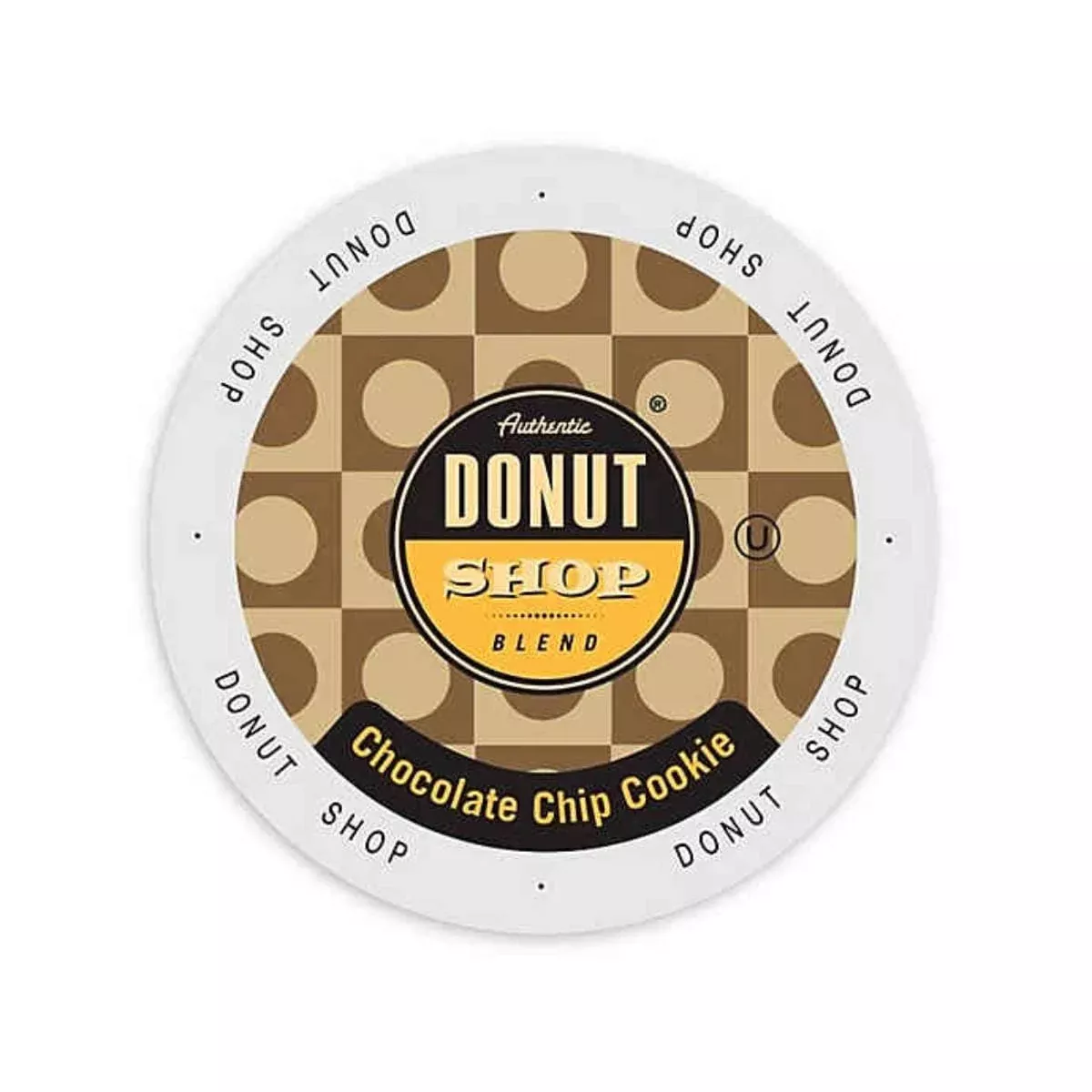 Authentic Donut Shop Chocolate Chip Cookie Single-Serve Coffee Pods (Case of 96)