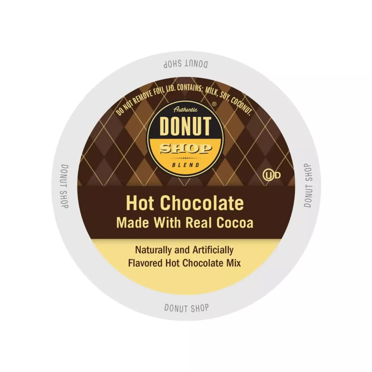 Authentic Donut Shop Hot Chocolate Single-Serve Pods (Box of 24)