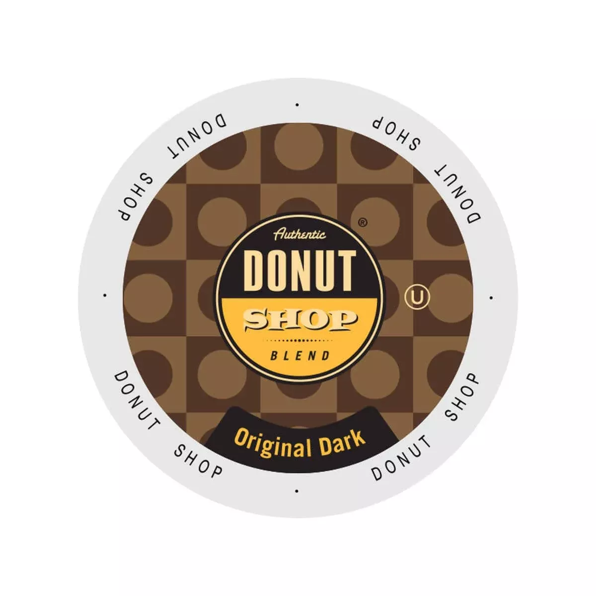 Authentic Donut Shop Original Dark Roast Single-Serve Coffee Pods (Box of 24)