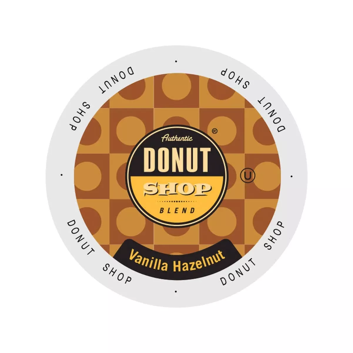 Authentic Donut Shop Vanilla Hazelnut Single-Serve Coffee Pods (Case of 96)