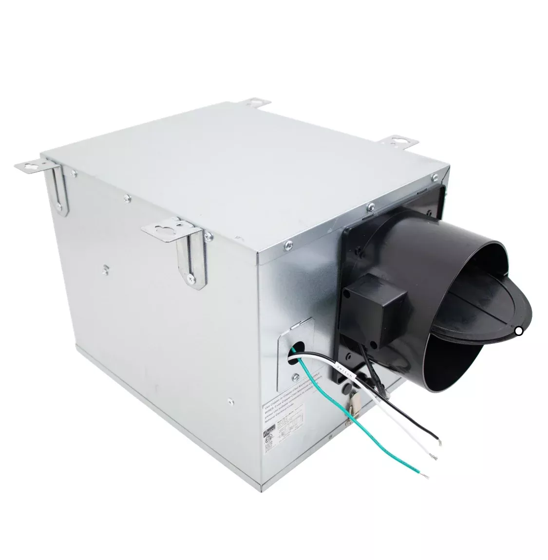 Awoco 6” Vent Make-Up Air (MUA) System 3 Speeds 100 CFM with MERV13 Filter, Energy Saving HVI Certified