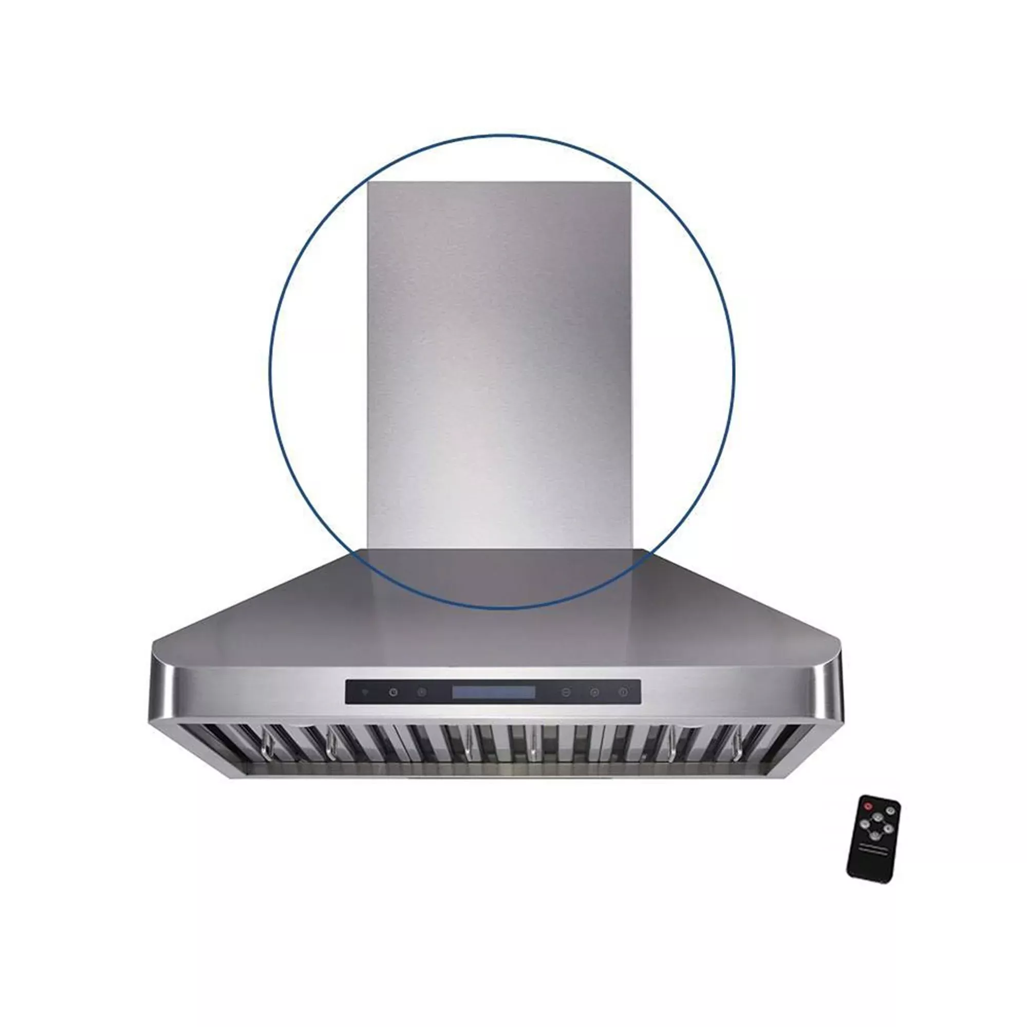 Awoco Adjustable Stainless Steel Chimney for RH-WT Wall Mount Range Hood (Chimney Only)