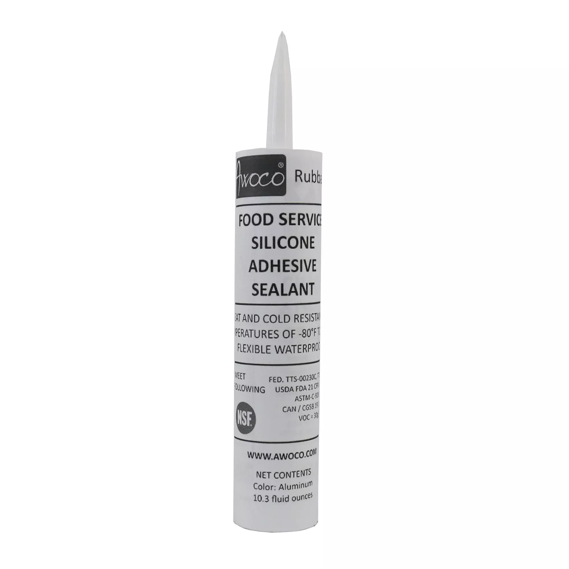 Awoco Aluminum Silicone Adhesive Sealant Heat/Cold Resistant