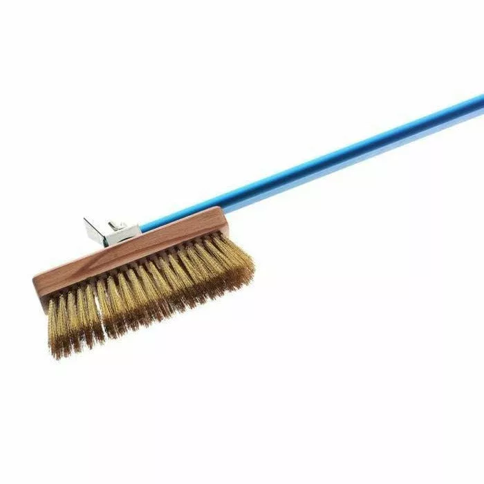 Azzurra Big Rotating Head Oven Brush with Brass Bristles