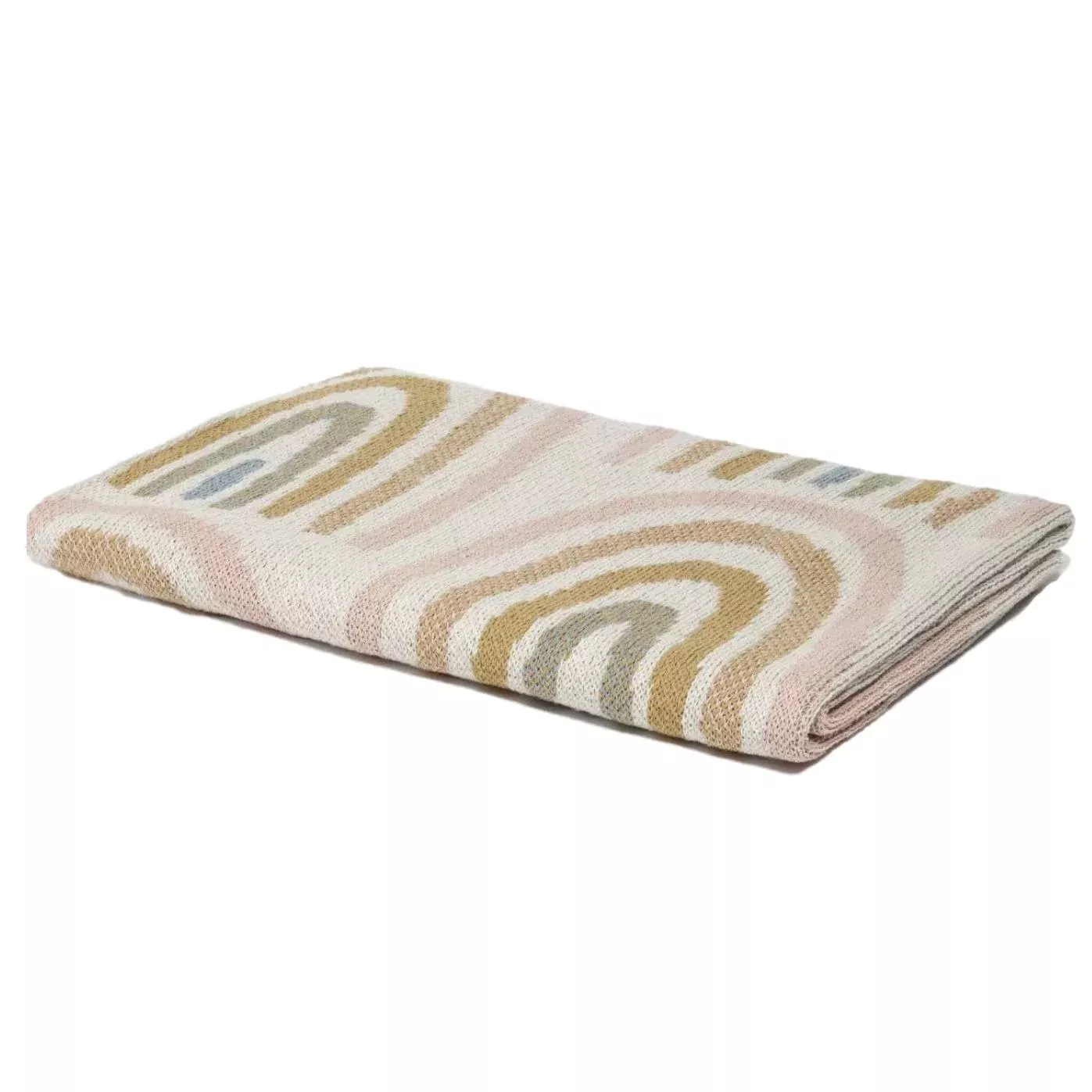 Baby Rainbow Eco Throw - Pink