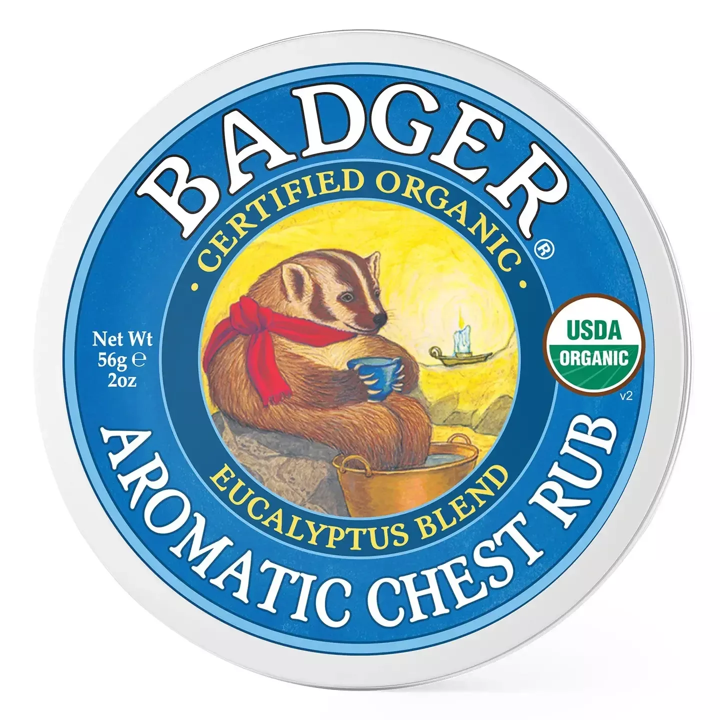 Badger Balm Aromatic Chest Rub 2oz Tin