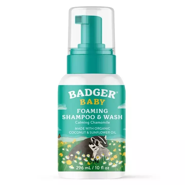 Badger Balm Baby Foaming Shampoo & Wash