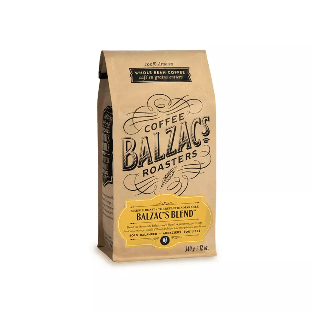 Balzac's Blend Whole Bean Coffee (0.75 lb)