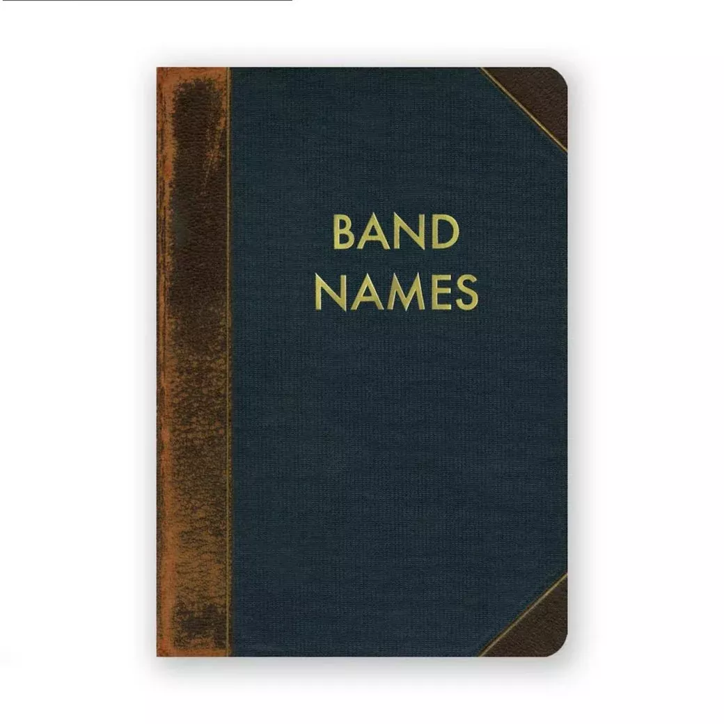Band Names Small Notebook Journal