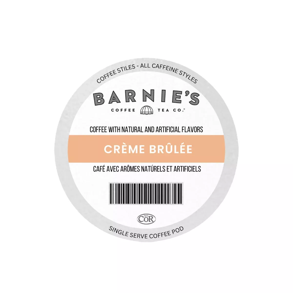 Barnie's Creme Brulee Single-Serve Coffee Pods