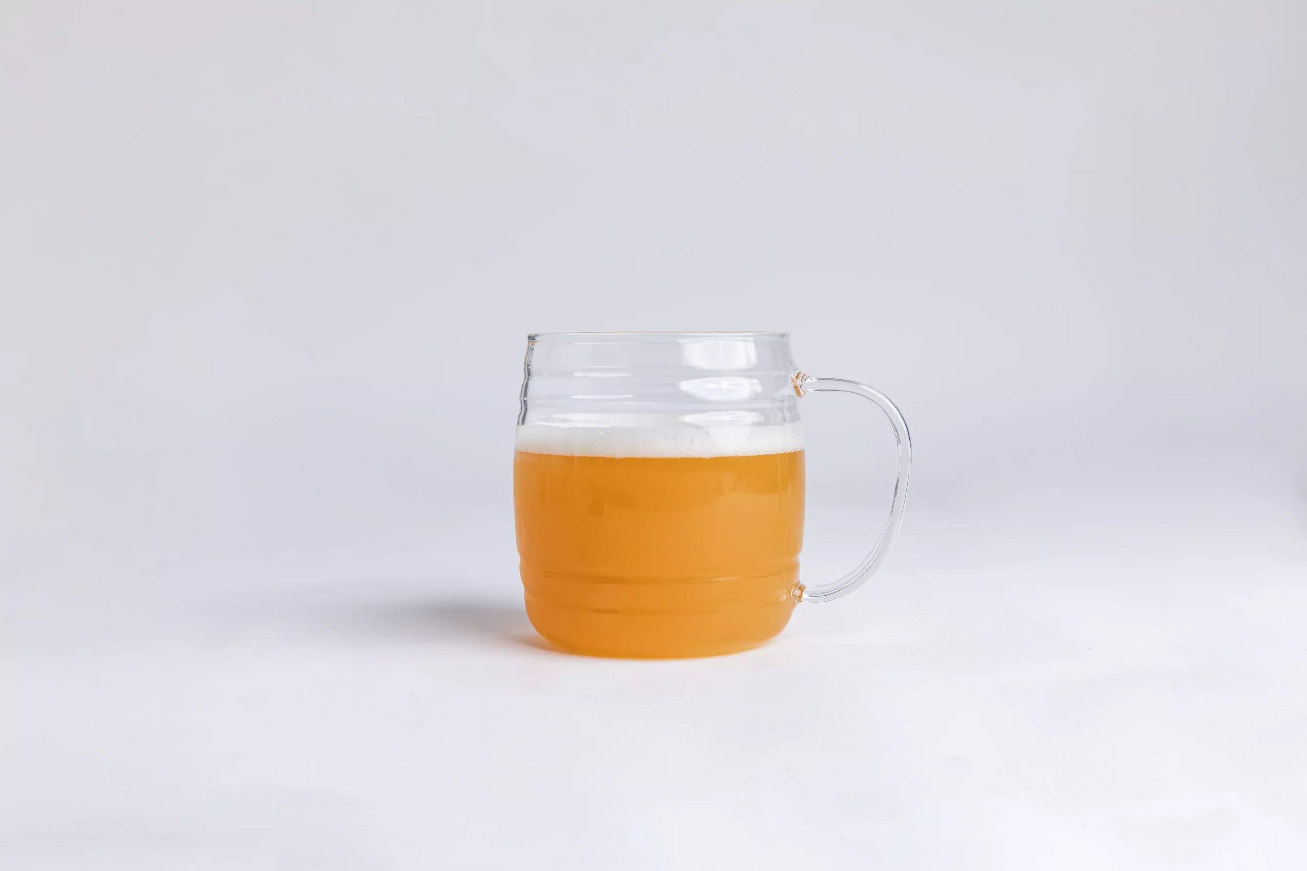 "Barrel" Glass Mug
